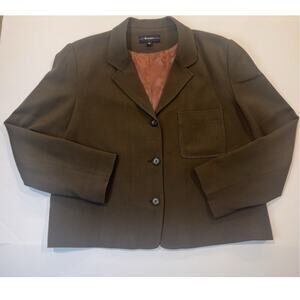 Vintage Breeches Womens Wool Blazer Brown Equestrian Riding Jacket Sz 10